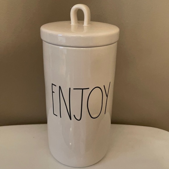 Rae Dunn - ENJOY - canister - Picture 1 of 2